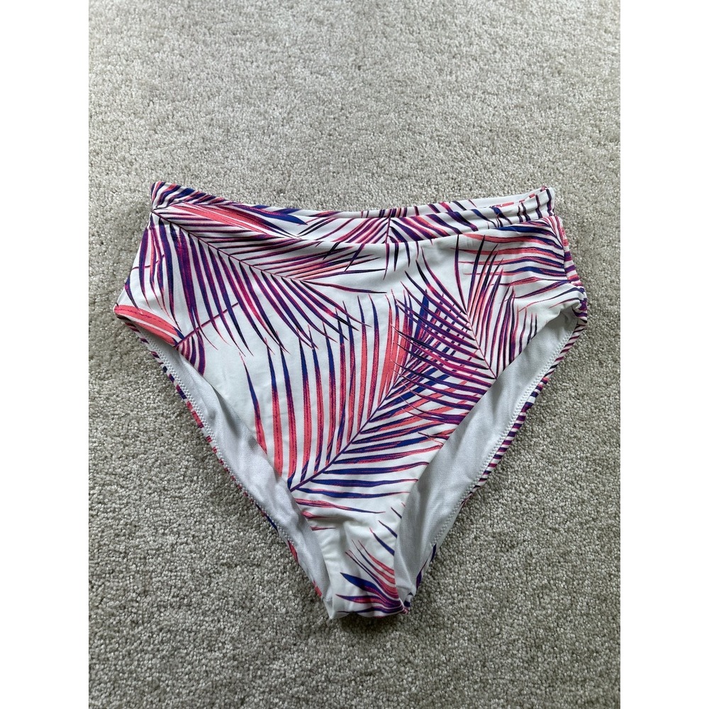 Raisins Swimwear Women's High Waisted Bikini‎ Bottom Large Nylon Spandex